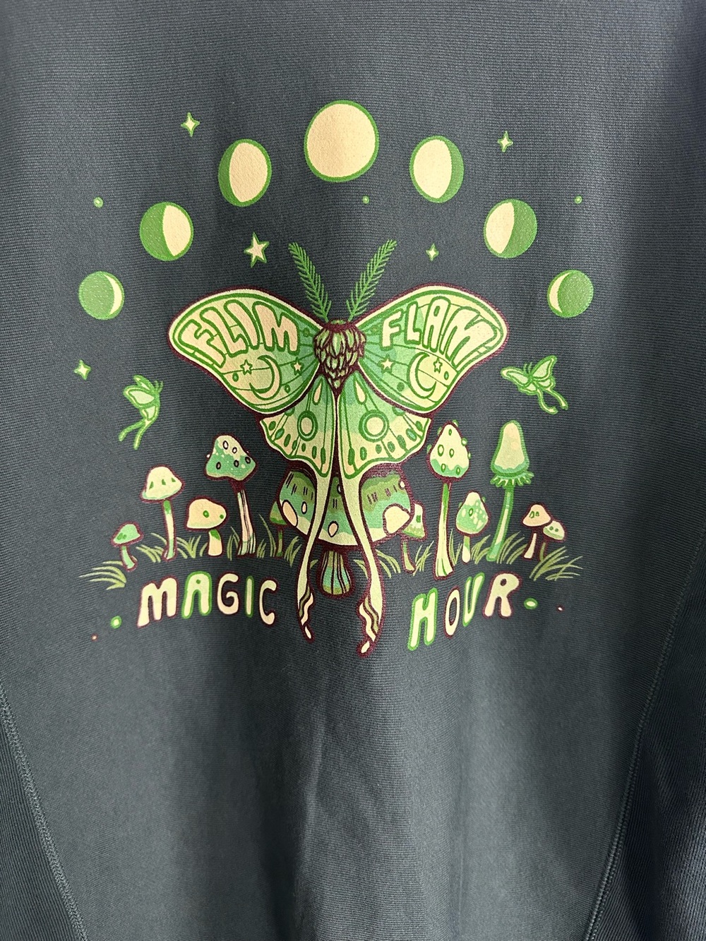 Flim Flam Crew Neck Magic Hour Sweatshirt Size S
